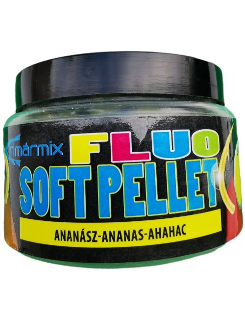 Minkštos peletės TimarMix Fluo Soft Pellet 8mm, 50gr, Ananasas