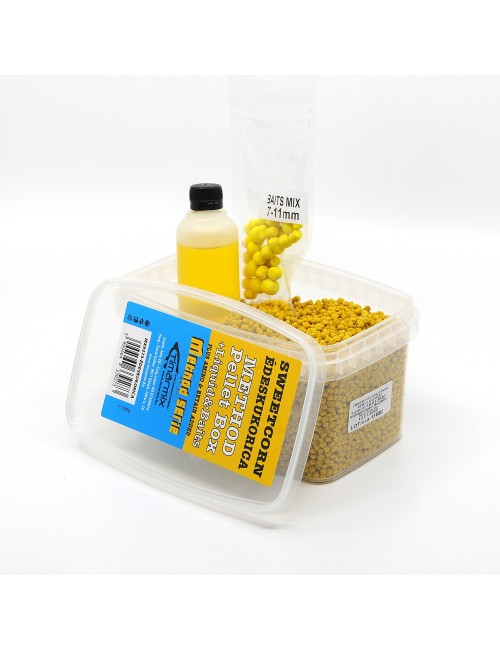 TimarMix Method pellet box + aroma ir maslai, 500gr, Saldus kukurūzas